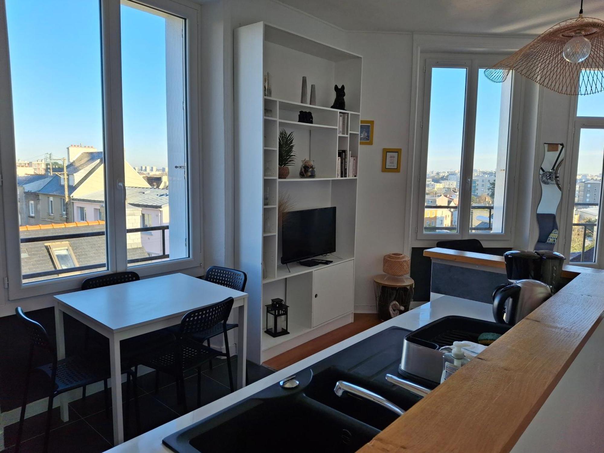 Appartement Lumineux Dans Les Hauts De Recouvrance Brest Exteriör bild
